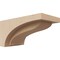 Ekena Millwork 5"W x 10"D x 5"H Wide Helena Rough Cedar Woodgrain TimberThane Corbel, Primed Tan CORUR05X10X05HELRCPR - alternate 1